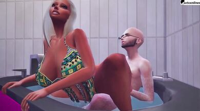 Sims 4 Wicked Whims Blonde Gets Deep Bathtub Fucked Hard
