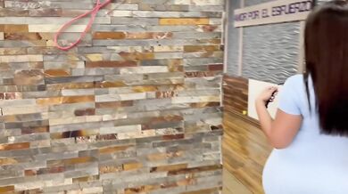 Wait until the end she gushes in the gym