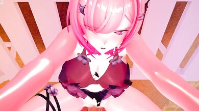 Remielle destroyed in public hardcore hentai fucking at the resort