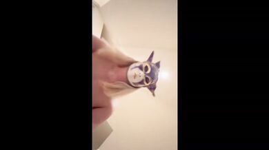 Fucking a blonde MILF POV creampie wife busted raw