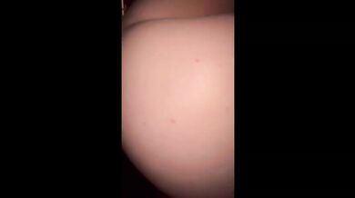 Fucking a blonde MILF POV creampie wife busted raw