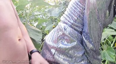 Caught Red Handed Stepfather Sneaks Rough Creampie Blowjob in Sunflower Field