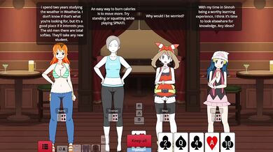 Strip poker animation gets Nami Wii pounded hard in sizzling gaming cum