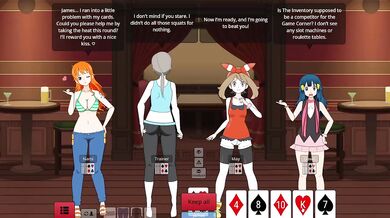 Strip poker animation gets Nami Wii pounded hard in sizzling gaming cum