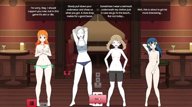 Strip poker animation gets Nami Wii pounded hard in sizzling gaming cum