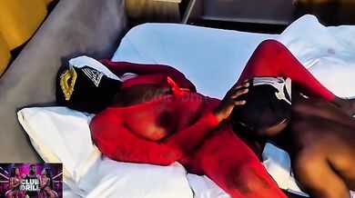 Busty wife after shots got lit and got wrecked by BBC Ghana pornstars