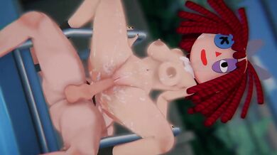 Ragatha’s Optimism Glitched Shattered Bound Ragdoll DP Creampie MILF