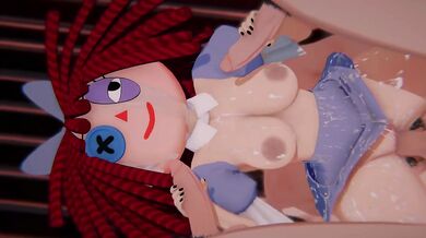 Ragatha’s Optimism Glitched Shattered Bound Ragdoll DP Creampie MILF