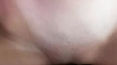 Hot blonde savage fucked by big dick while shaved pussy drips cum