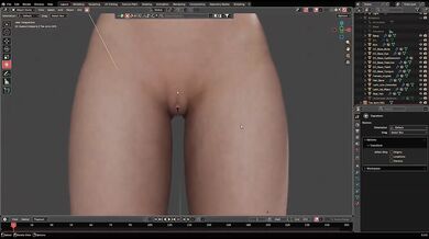 Blender 3D Girl Solo POV HD Simulation Interactive Artist Tutorial