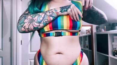 Shein swimsuit meltdown big tits hairy milf solo haul