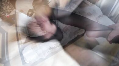 MILF in nylon bodysuit gets soaked pussy until orgasm screams