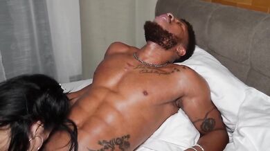 Stepfather free Latina babe takes BBC for first time deepthroat and cum in mouth
