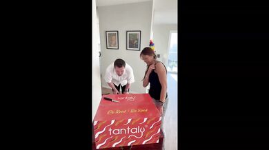 Tantaly doll unboxed by couple gets destroyed thick juicy review
