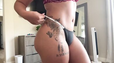 Asian milf destroys thong try on panties show raw