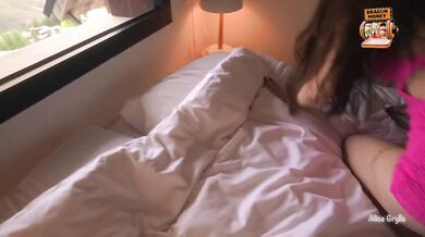 Step-Sis gets creampied dripping gushing next door neighbor rides her trembling tight body