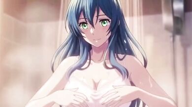 Step sis shower squirted hard by hungry stepbro as she moans loud