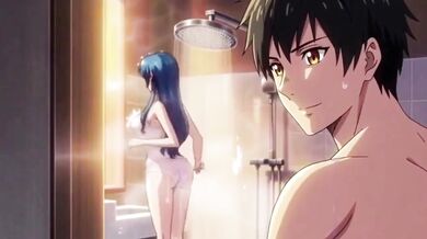 Step sis shower squirted hard by hungry stepbro as she moans loud