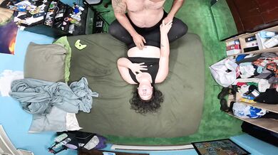Stepmom seduces me with big dick right in my virgin pussy rough creampie