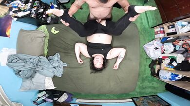 Stepmom seduces me with big dick right in my virgin pussy rough creampie