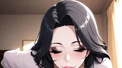 Cute chinese girl deepthroats and takes cum in mouth ai generated