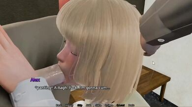 Stepdaddy teaches his eager stepdaughter to deepthroat his throbbing cock raw and hard