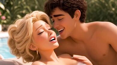 My hot stepmom shares bed and massages me till I’m ruined cartoon
