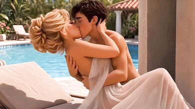 My hot stepmom shares bed and massages me till I’m ruined cartoon