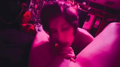 Goth girl with teeth ruins dick soul snatching best blowjob
