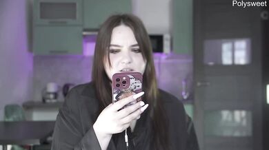 The landlady took payment in kind pegging her BBW Russian MILF raw dirty