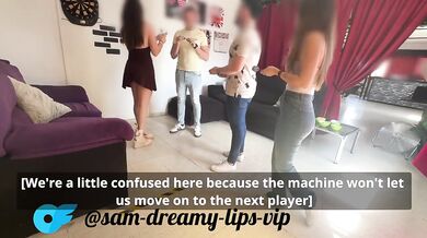 Amateur couples swap darts rage into a 6-person orgy cumshot hell