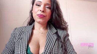 Your boss caught you hard and made you cum right on the spot