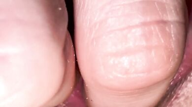 Wide open and dripping horny amateur pussy play for you