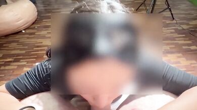Venezuelan goddess masked blows then begs to swallow every drop