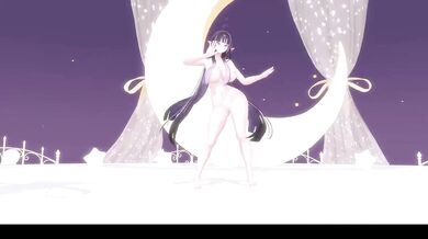 Thicc Elf VTuber Striptease Money World Hentai Show