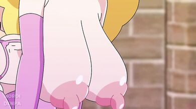 Noroi Denpa girl gushing squirt compilation big tits big ass