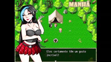 Double MILF titjob at the special campsite Town of Passion #25