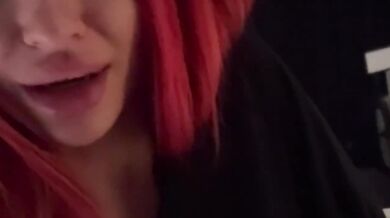 Slimy slobbering blowjob deepthroat face blasted with thick cum