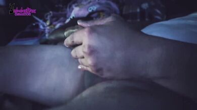 Step brother destroys my feet with his little dick then cums all over them