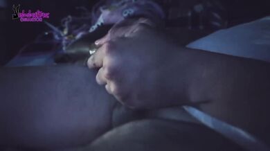 Step brother destroys my feet with his little dick then cums all over them