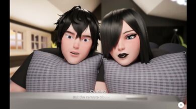 Step sis goth girl destroys her ass in taboo cartoon fuck while watching Netflix