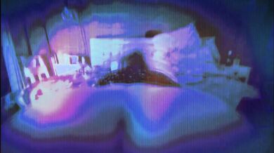 Psychedelic ASMR POV loud moaning PAWG creampie gagging on huge cock