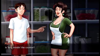 Step mom knew the truth before I spoke cartoon hentai big boobs game show