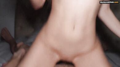 Doggystyle raw fuck session with saggy natural tits on Mr Murkovski