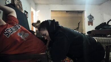 Insane blowjob from hot stepsis she would not take no she wanted to show off her skills