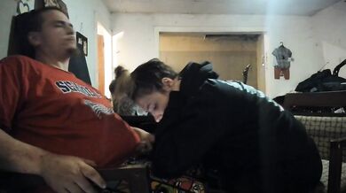 Insane blowjob from hot stepsis she would not take no she wanted to show off her skills