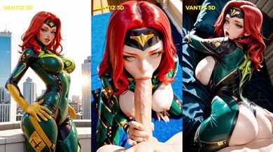 Jean Grey's Phoenix Pussy Gets Destroyed Raw POV Fuck
