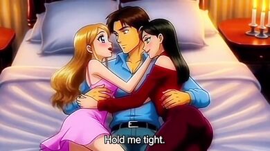 My stepbrother fucked me and my friend alone at home