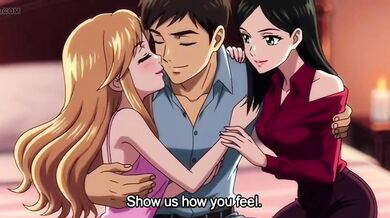 My stepbrother fucked me and my friend alone at home