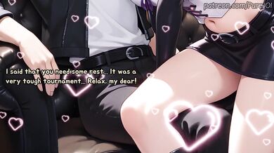 Mai Valentine rewards her champion with hard hot anime hentai sex